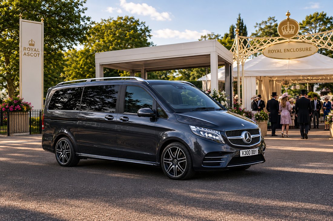 Mercedes V-Class at Royal Ascot